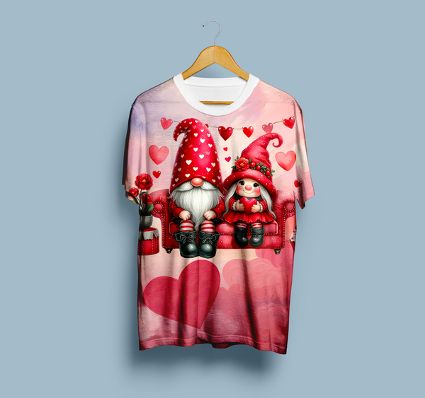 St Valentine Gnome Love Shirt For couples