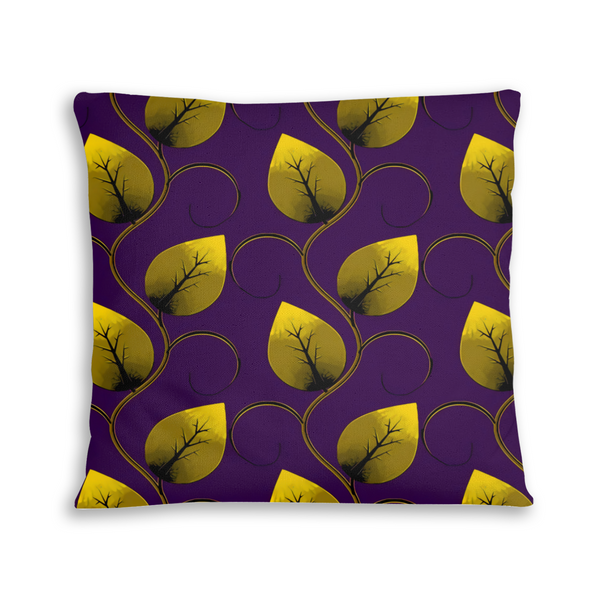 African artwork pillow - Leaf