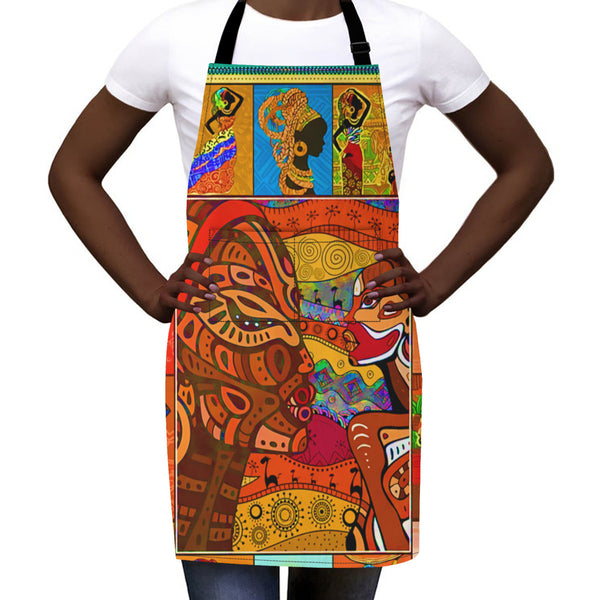 Waterproof African Artwork ApronApron