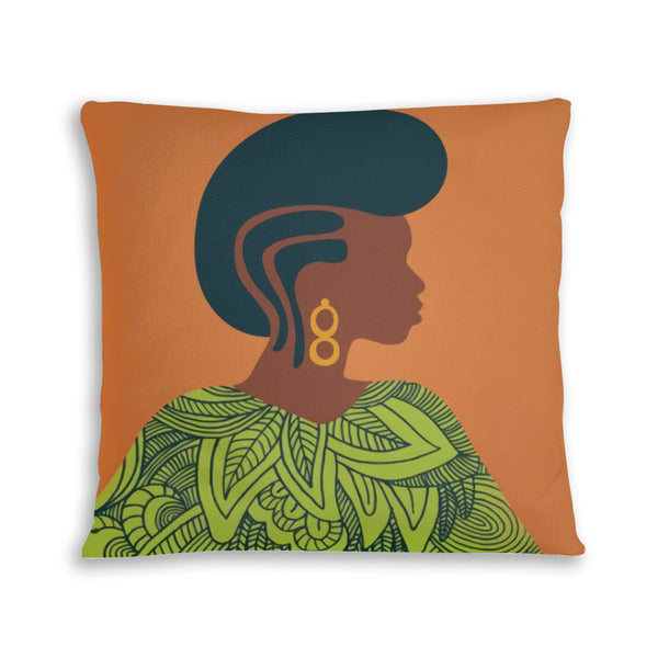 African artwork pillow - Women