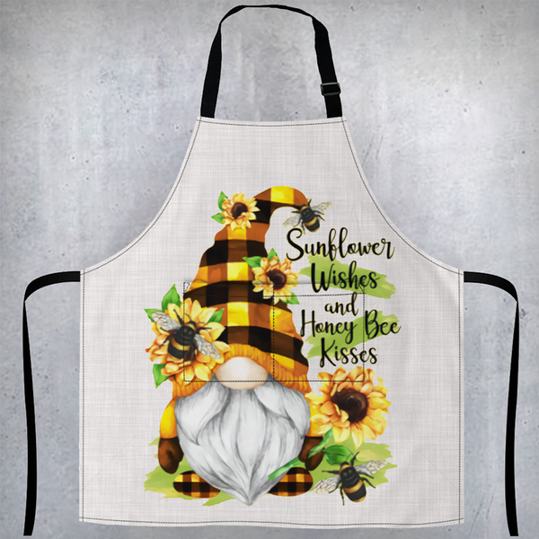 Sunflower And Honey Bee Apron