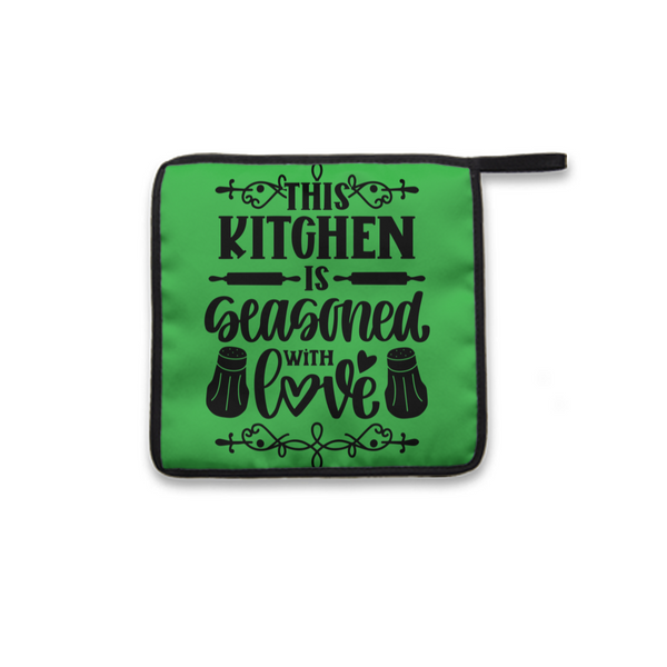 Pot Holder This Kitchen Is Seasoned With Love