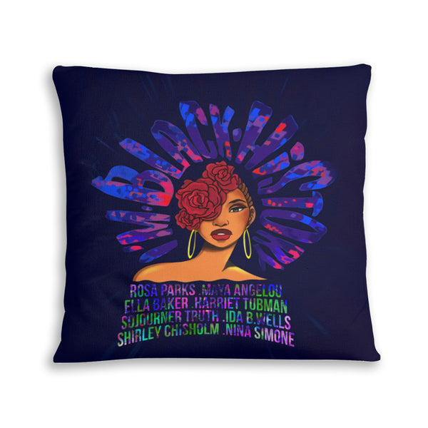 African artwork pillow - Angelou