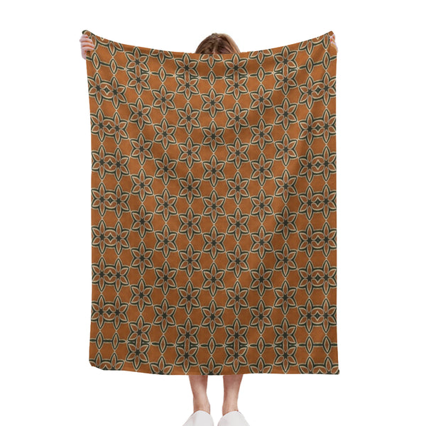 African Culture Sherpa blanket