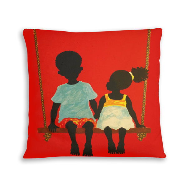 African artwork pillow - Love 2