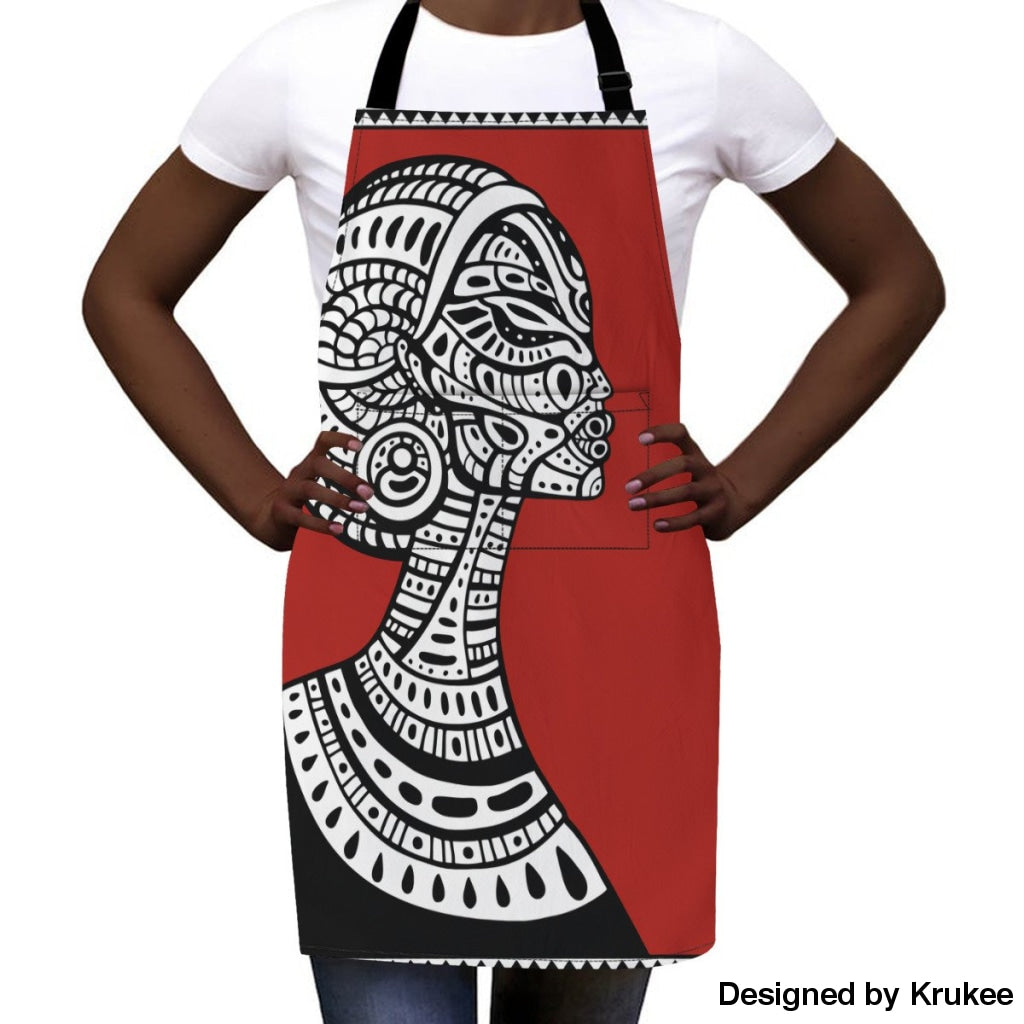 43223838-Profile-Of-Beautiful-African-Woman-Hand-Drawn-Ethnic-Illustration-