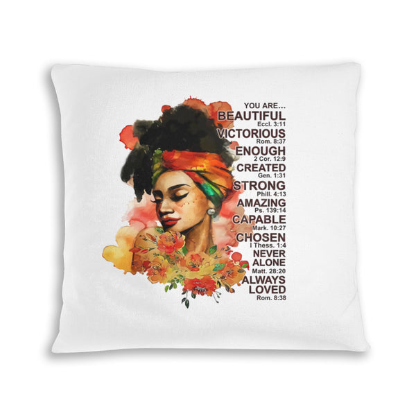 African artwork pillow - You Are