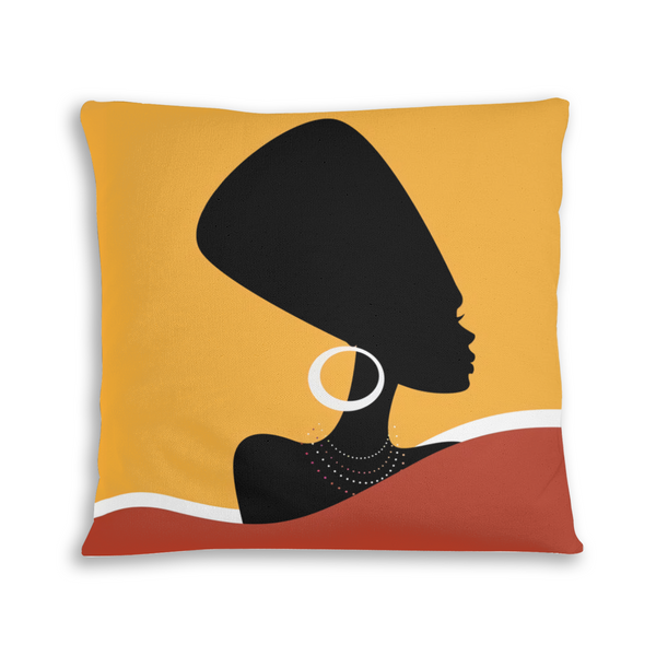 African artwork pillow - Egypt