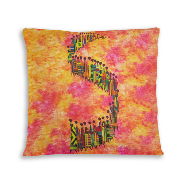 African artwork pillow - Road