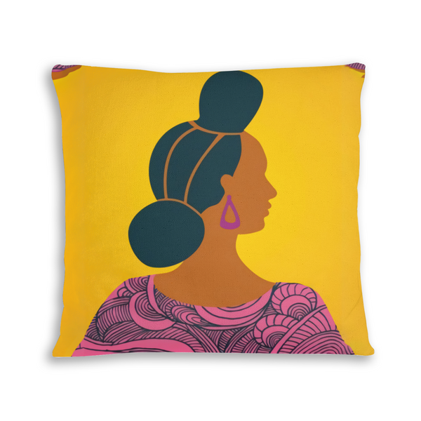 African artwork pillow - Women 2