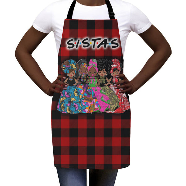 Sistas Kente Girl Cute Apron for Afro-Beauty