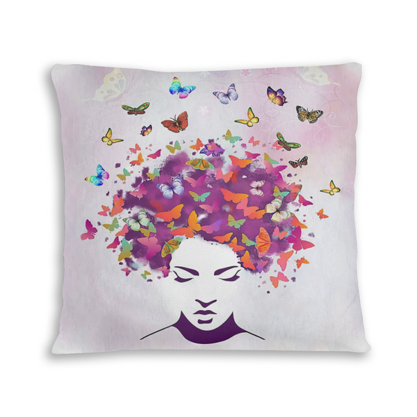 African artwork pillow - Girl 8