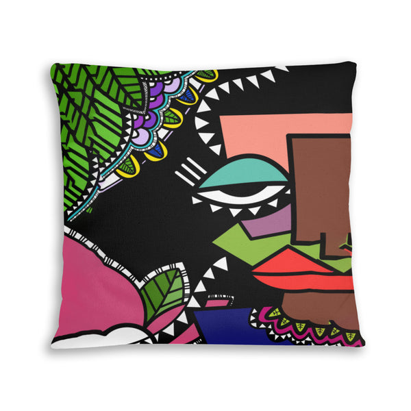 African artwork pillow - Culture X