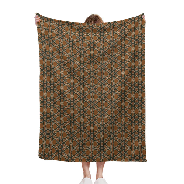 African Culture Sherpa blanket