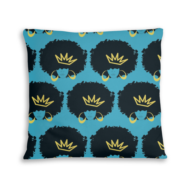 African artwork pillow - Afro Queen