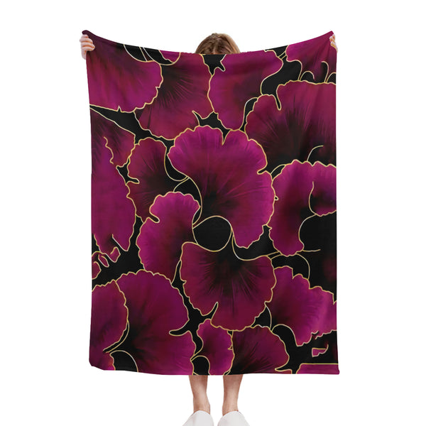 African artwork blanket - Ginko 2