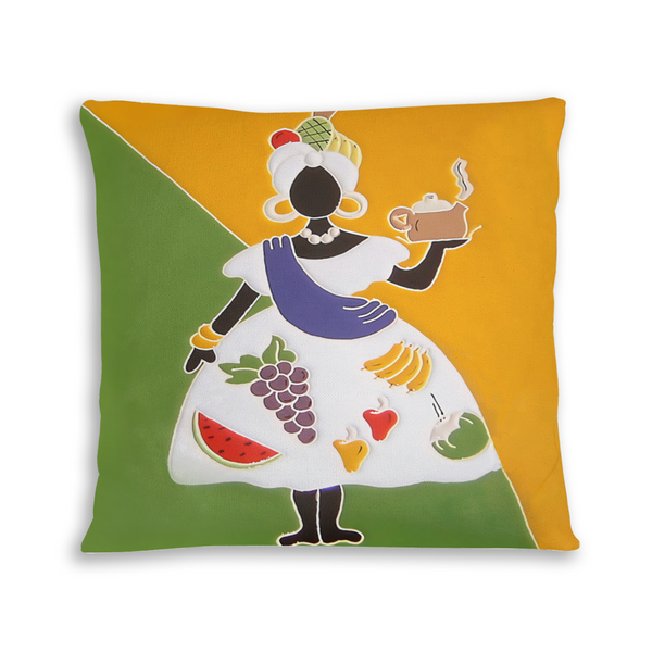 African artwork pillow - Princess