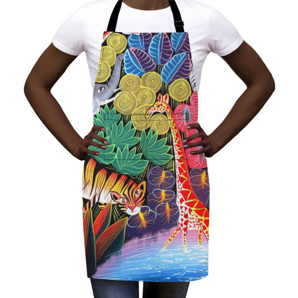 African Artwork Apron - Animals