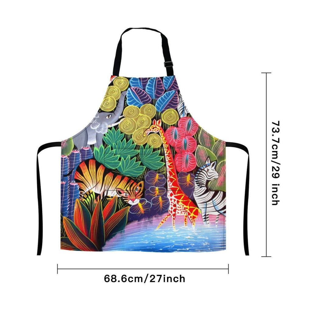 African Artwork Apron - Animals