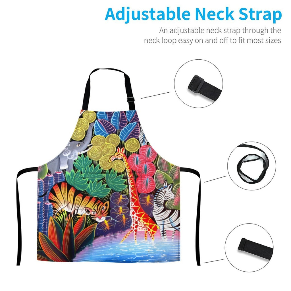 African Artwork Apron - Animals