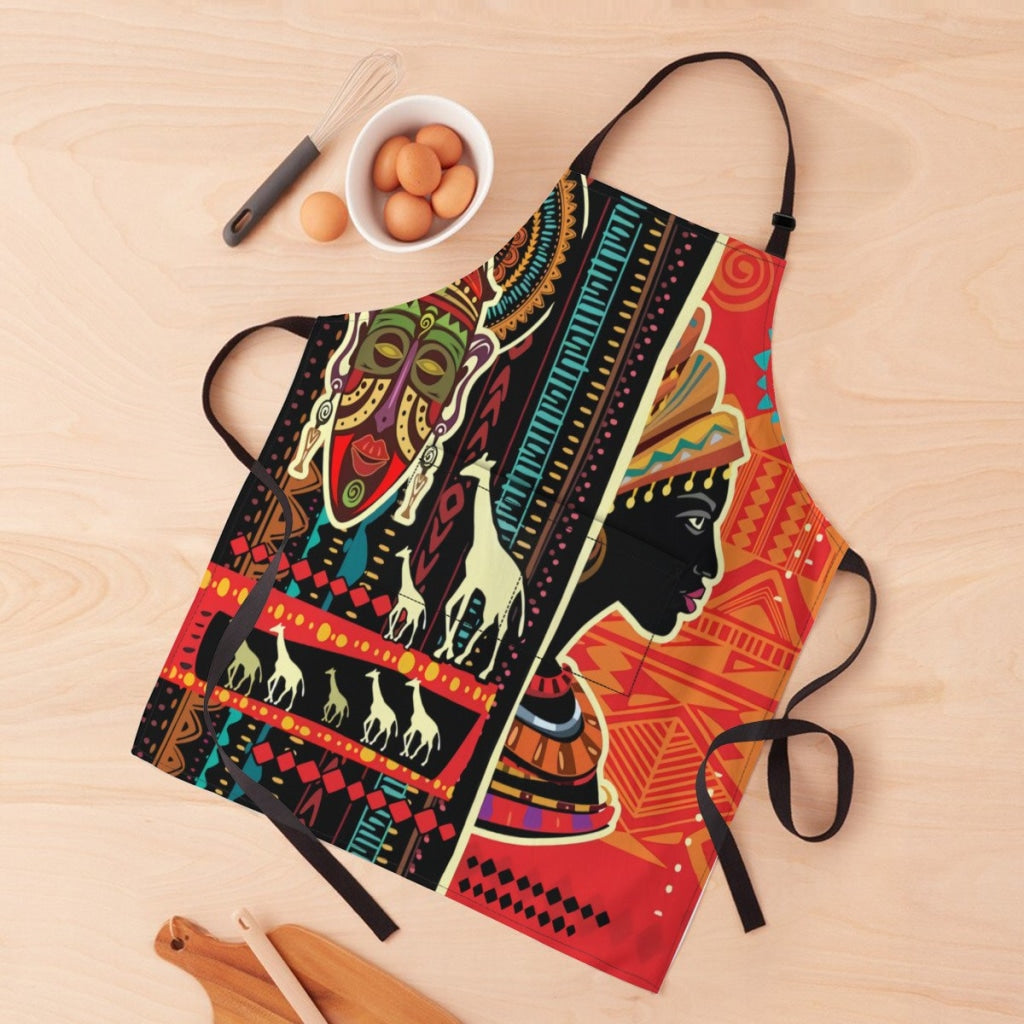 African Artwork Apron - Culture 22