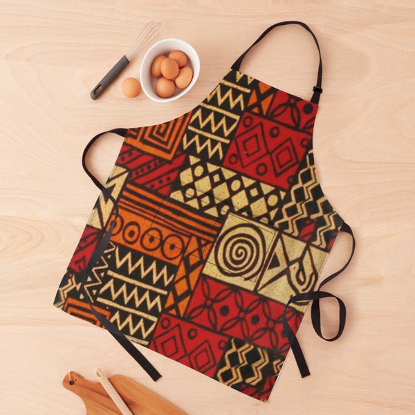 African Artwork Apron - Culture 7