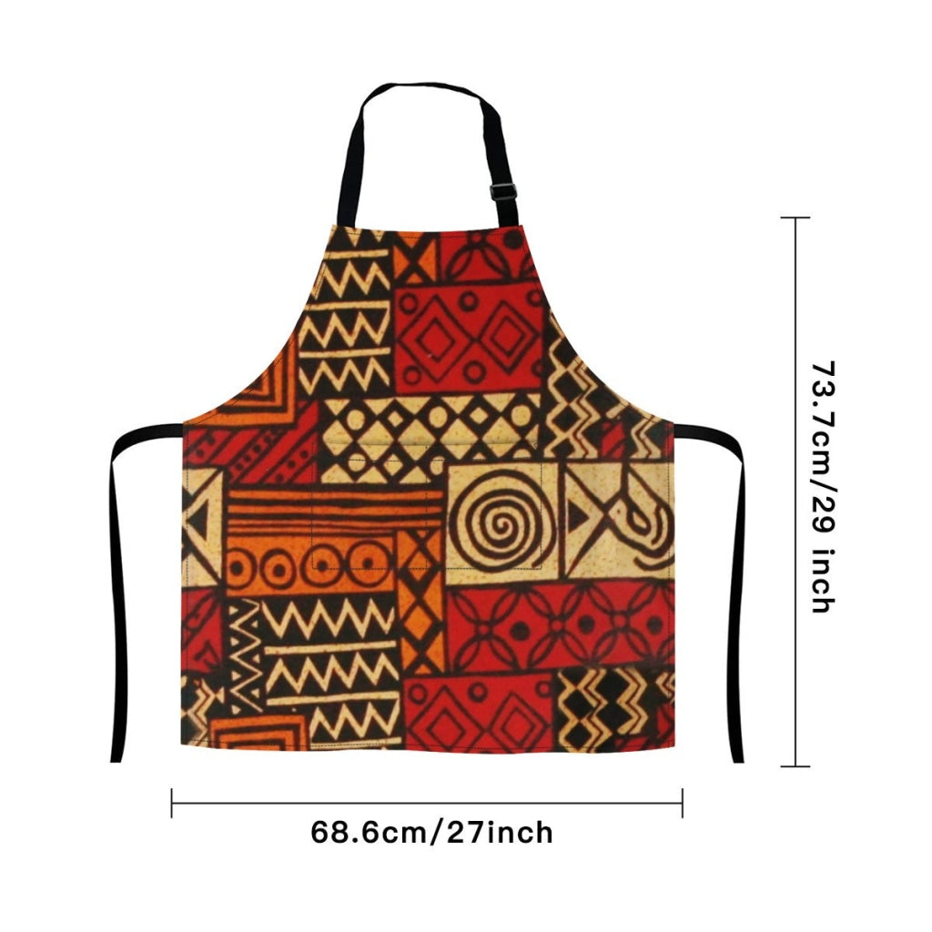 African Artwork Apron - Culture 7