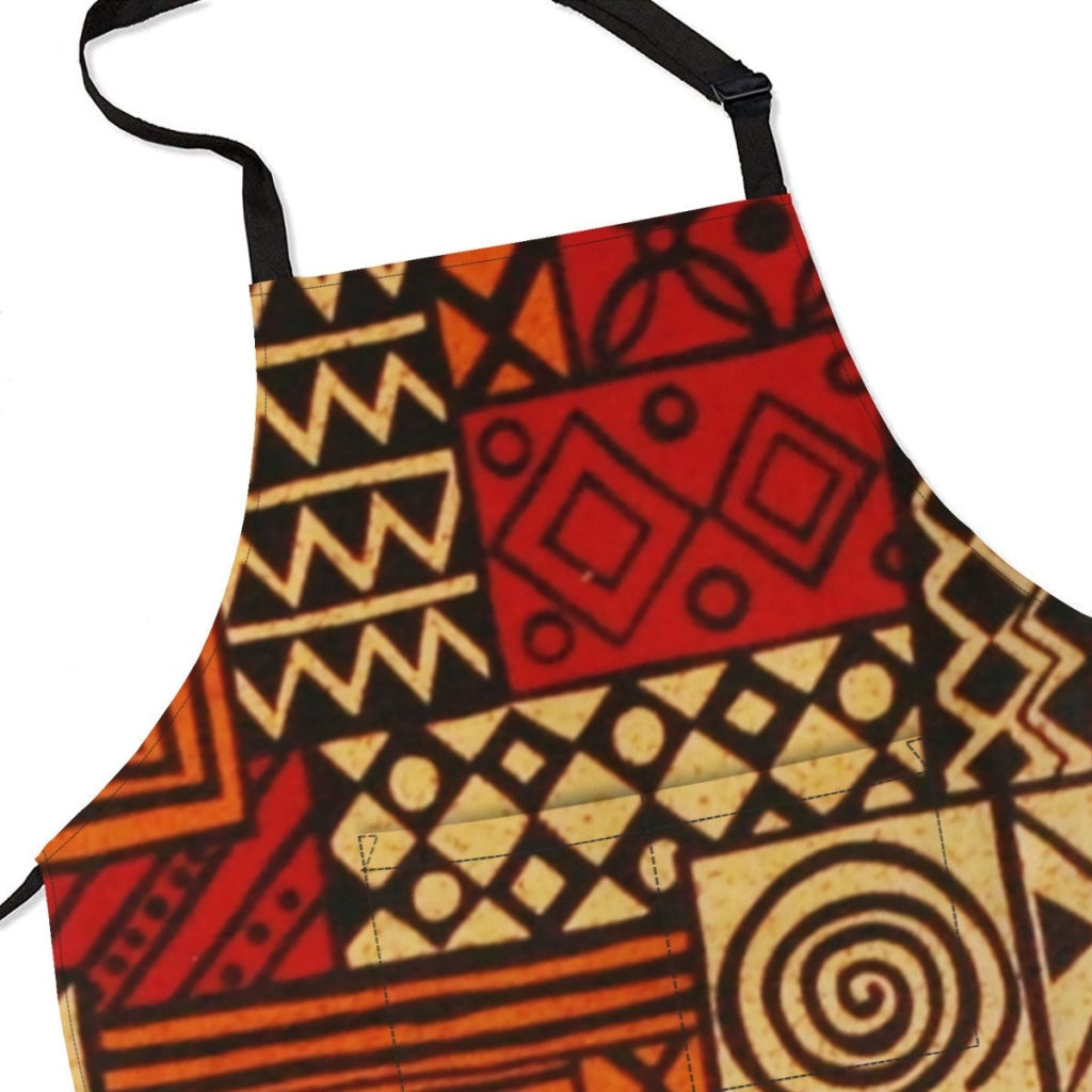 African Artwork Apron - Culture 7