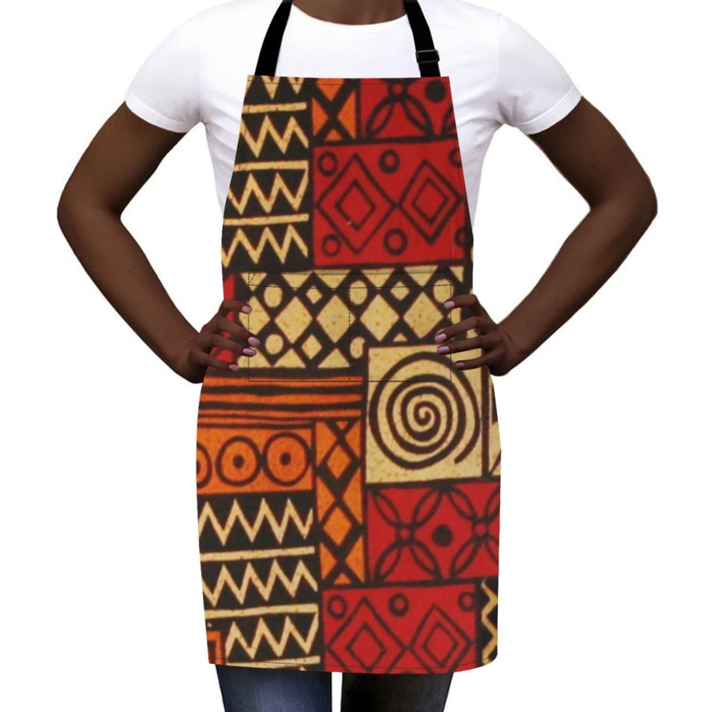 African Artwork Apron - Culture 7