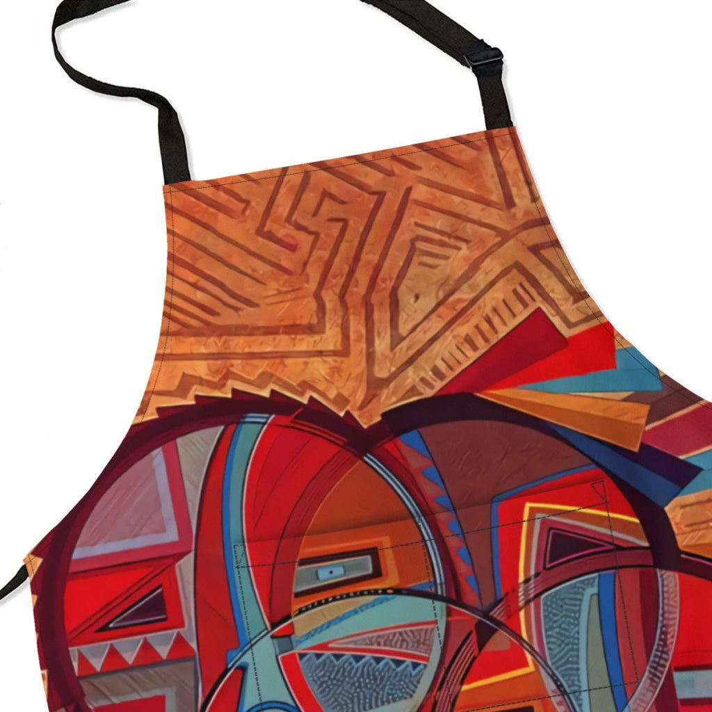 African Artwork Apron - Face 4