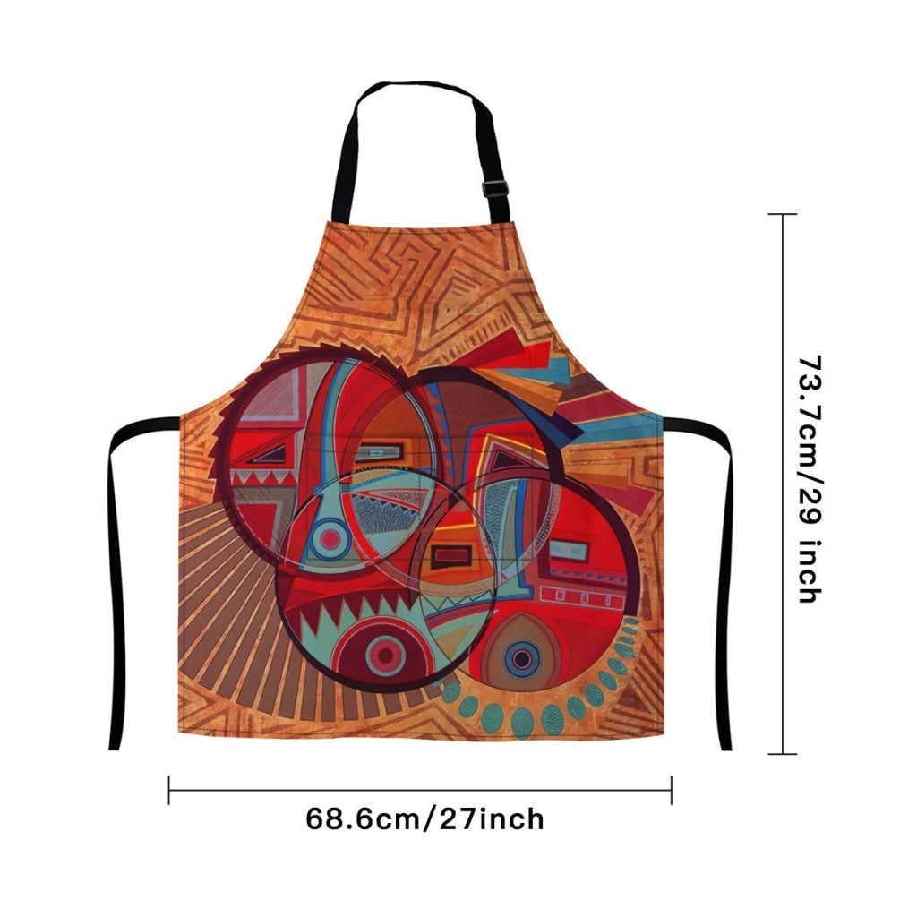 African Artwork Apron - Face 4