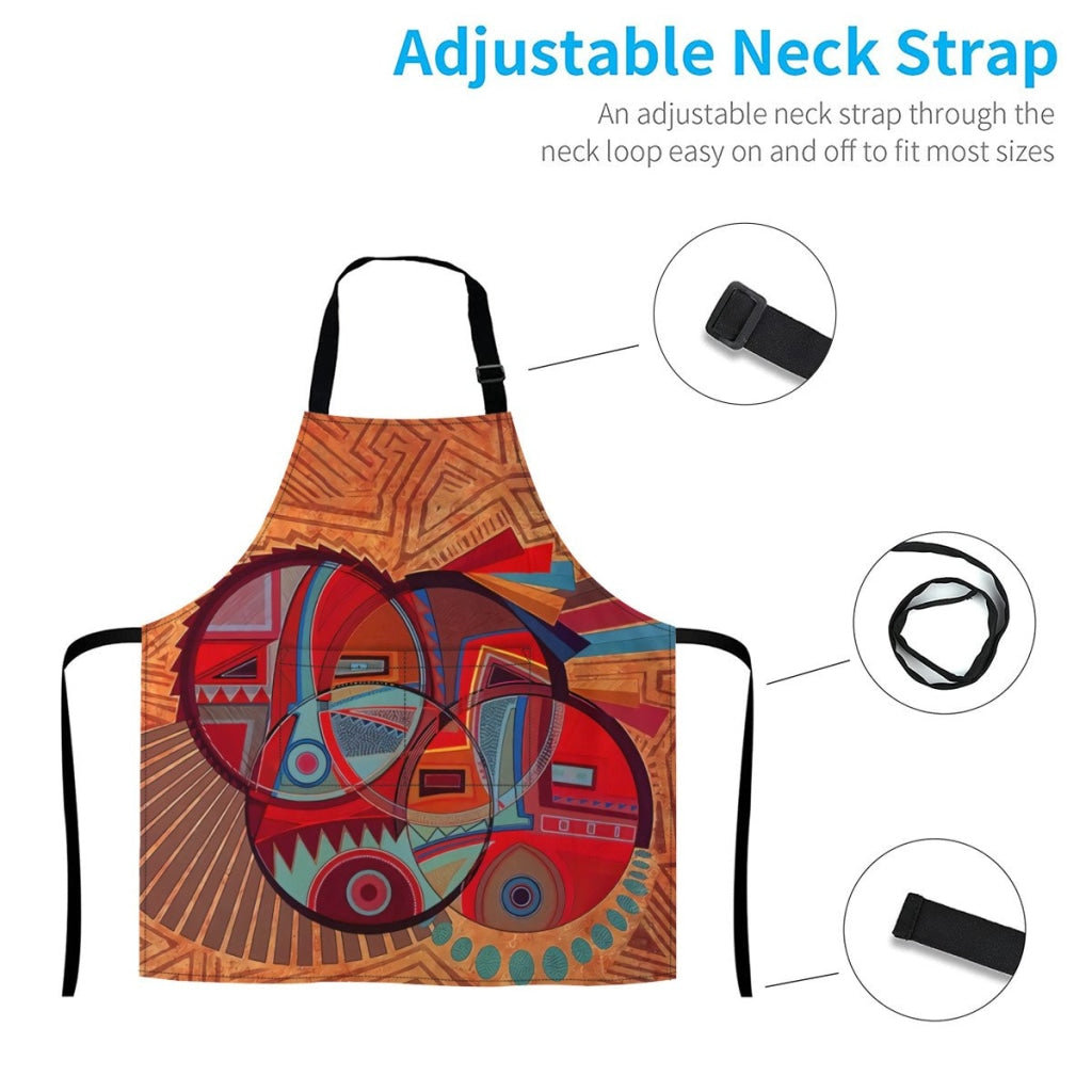 African Artwork Apron - Face 4