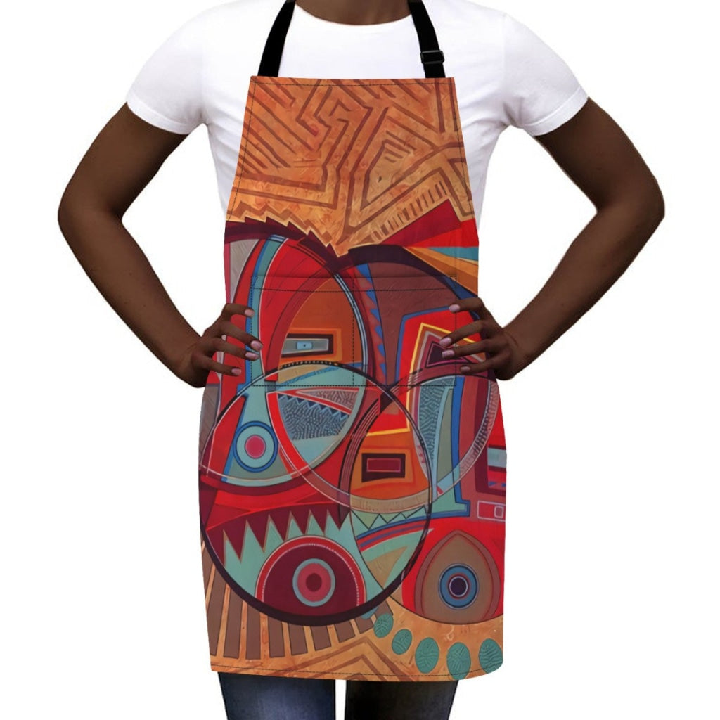 African Artwork Apron - Face 4