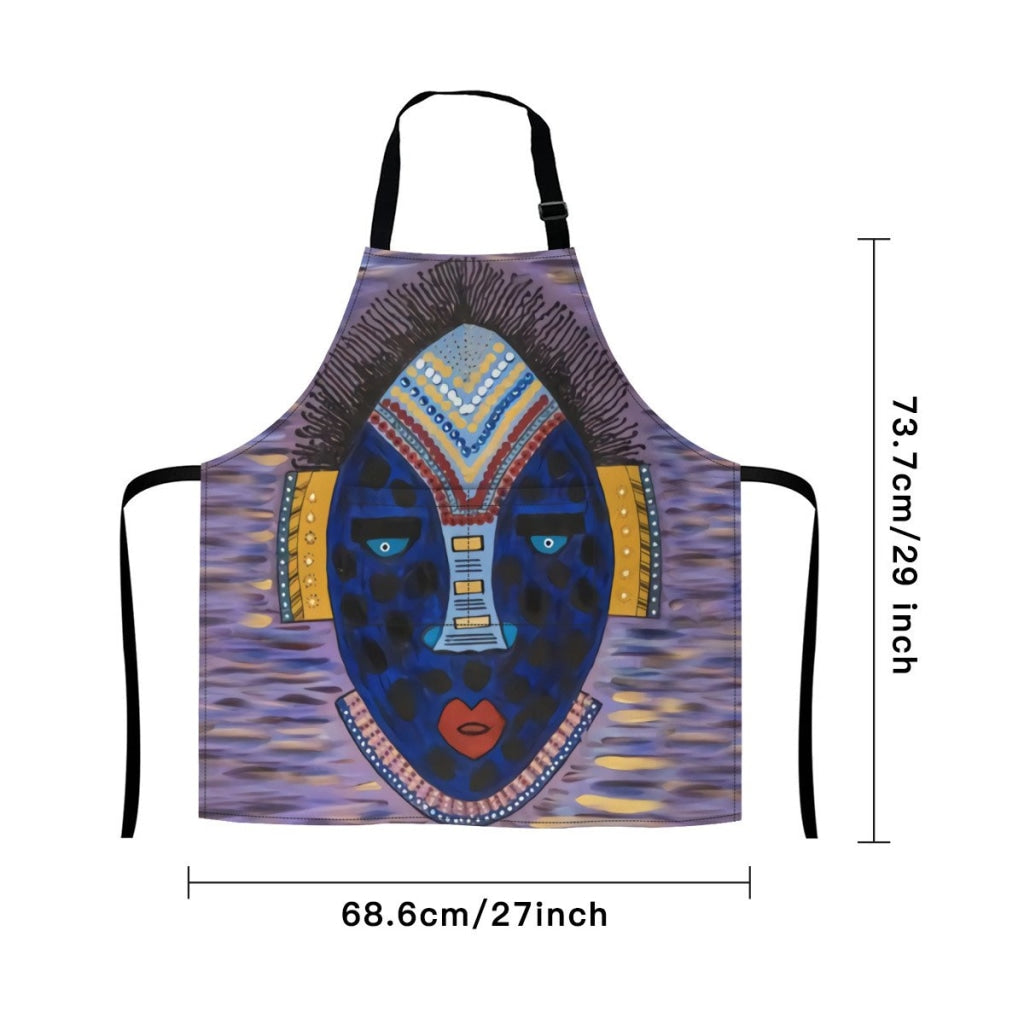 African Artwork Apron - Face