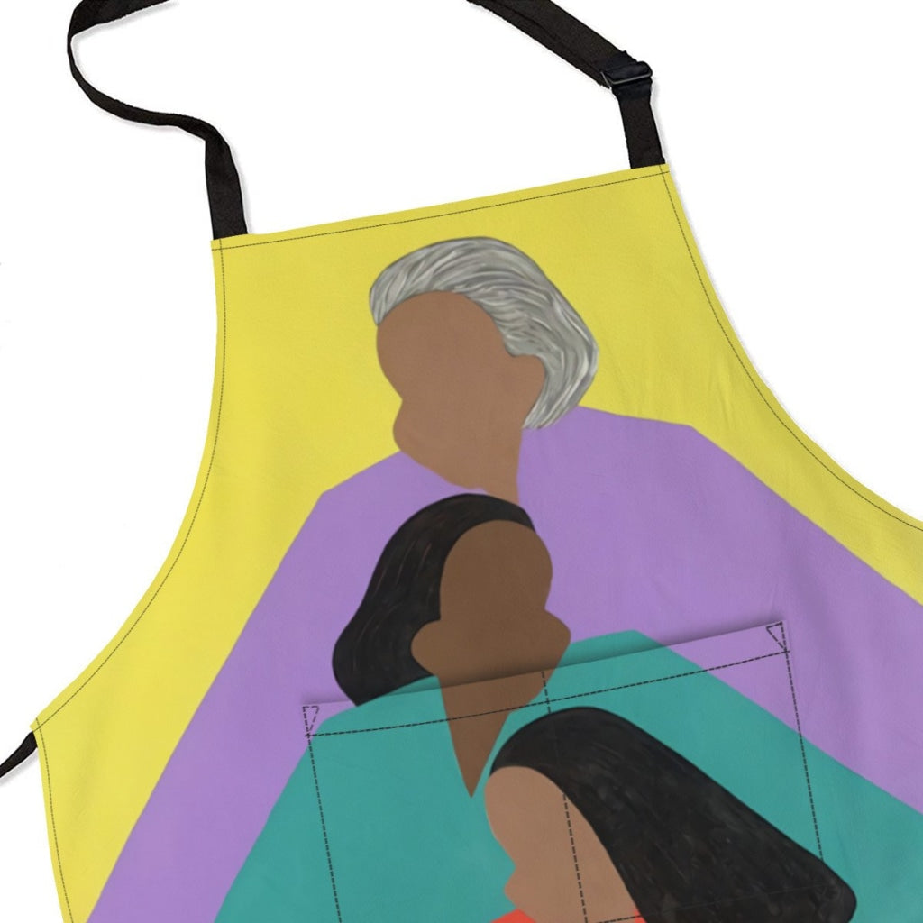 African Artwork Apron - Family