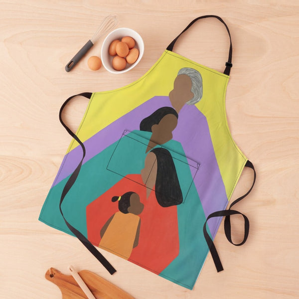 African Artwork Apron - Family