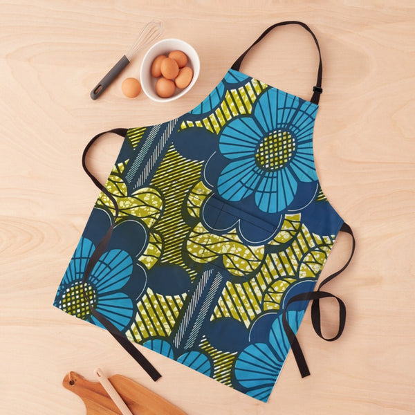 African Artwork Apron - Flowers