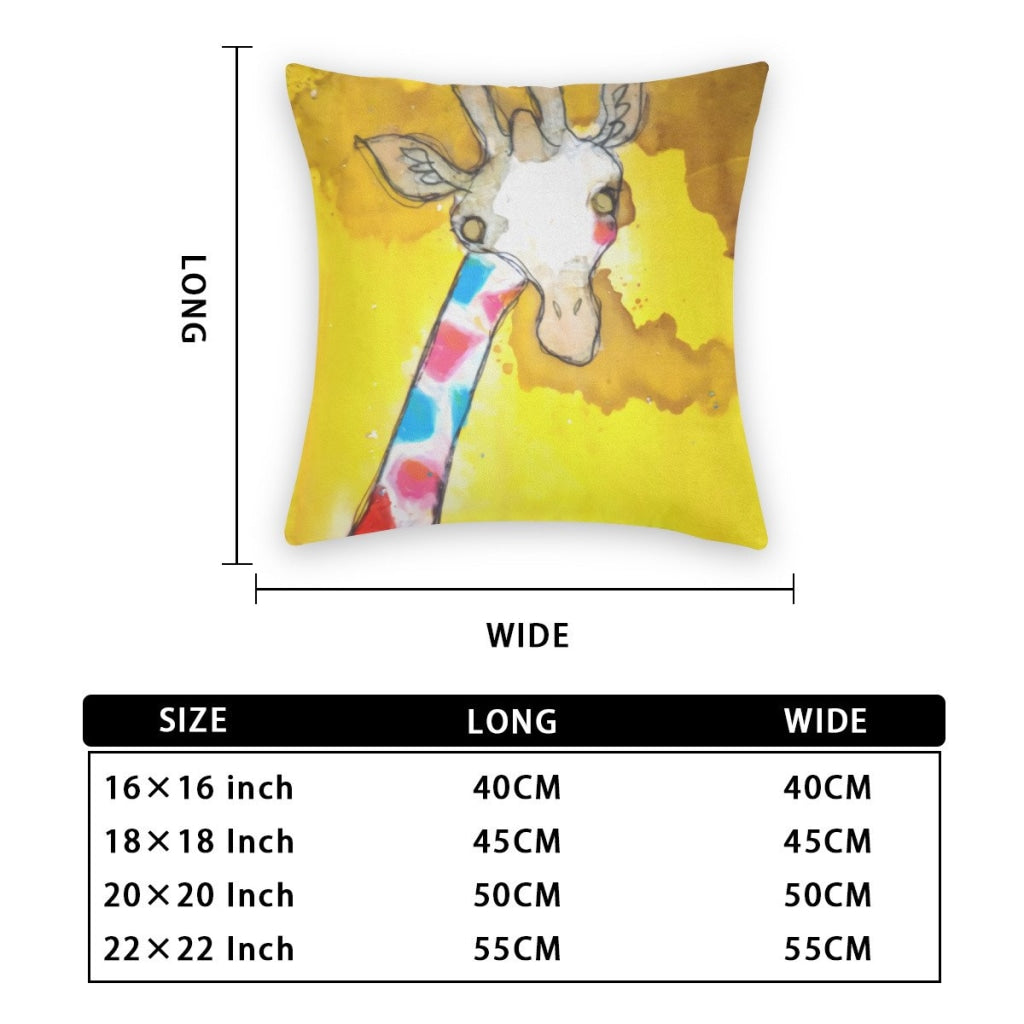 African Artwork Apron - Giraffe Pillowcase