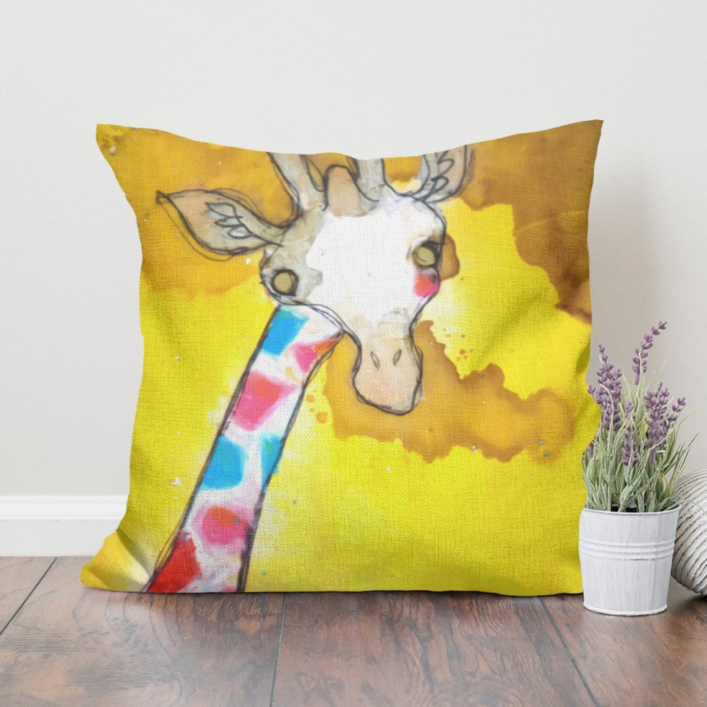 African Artwork Apron - Giraffe Pillowcase