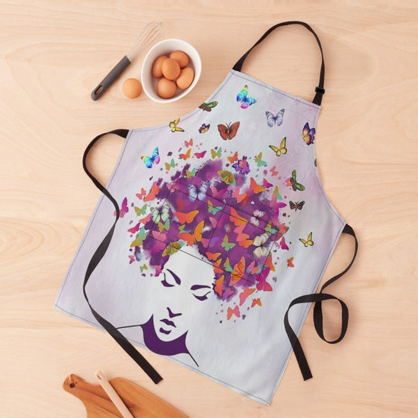 African Artwork Apron - Girl 8