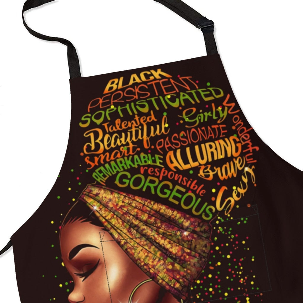 African Artwork Apron - God Say Im