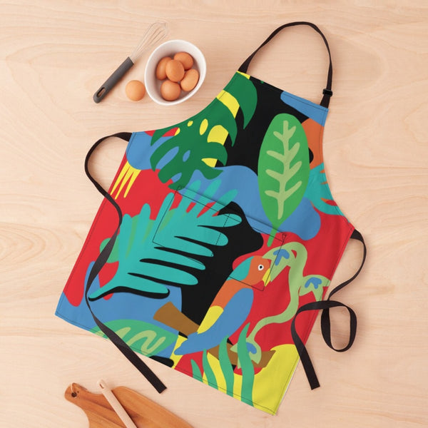 African Artwork Apron - Morning