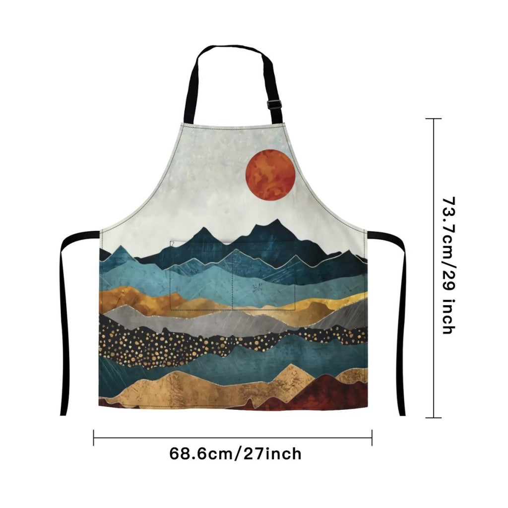 African Artwork Apron - Sun