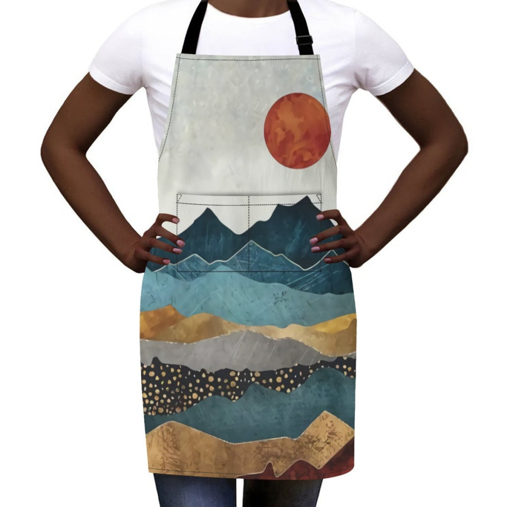 African Artwork Apron - Sun