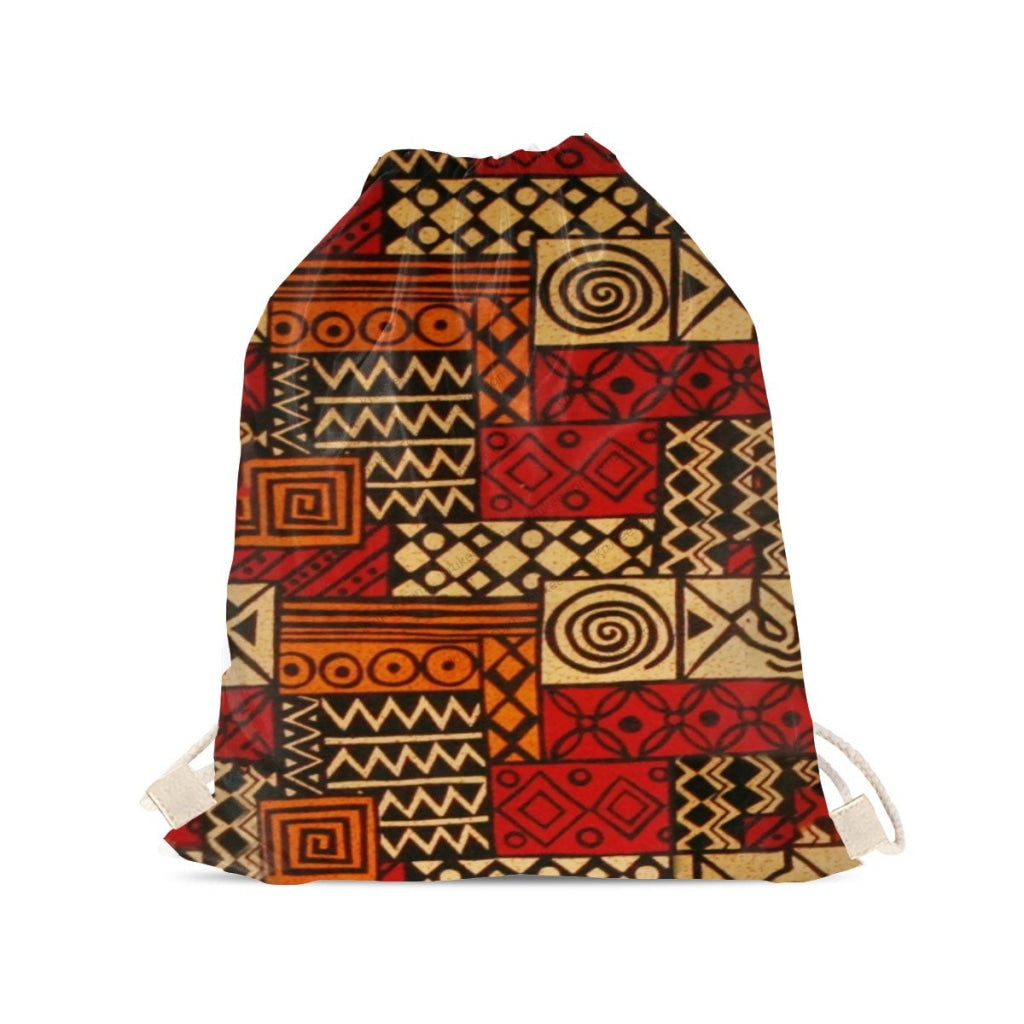 African Artwork Apron - Culture 6 Drawstring Pocket