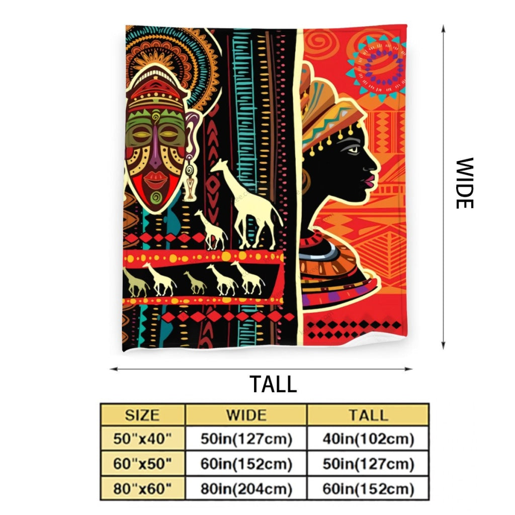 African Artwork Apron - Culture 22 Fleece Blanket