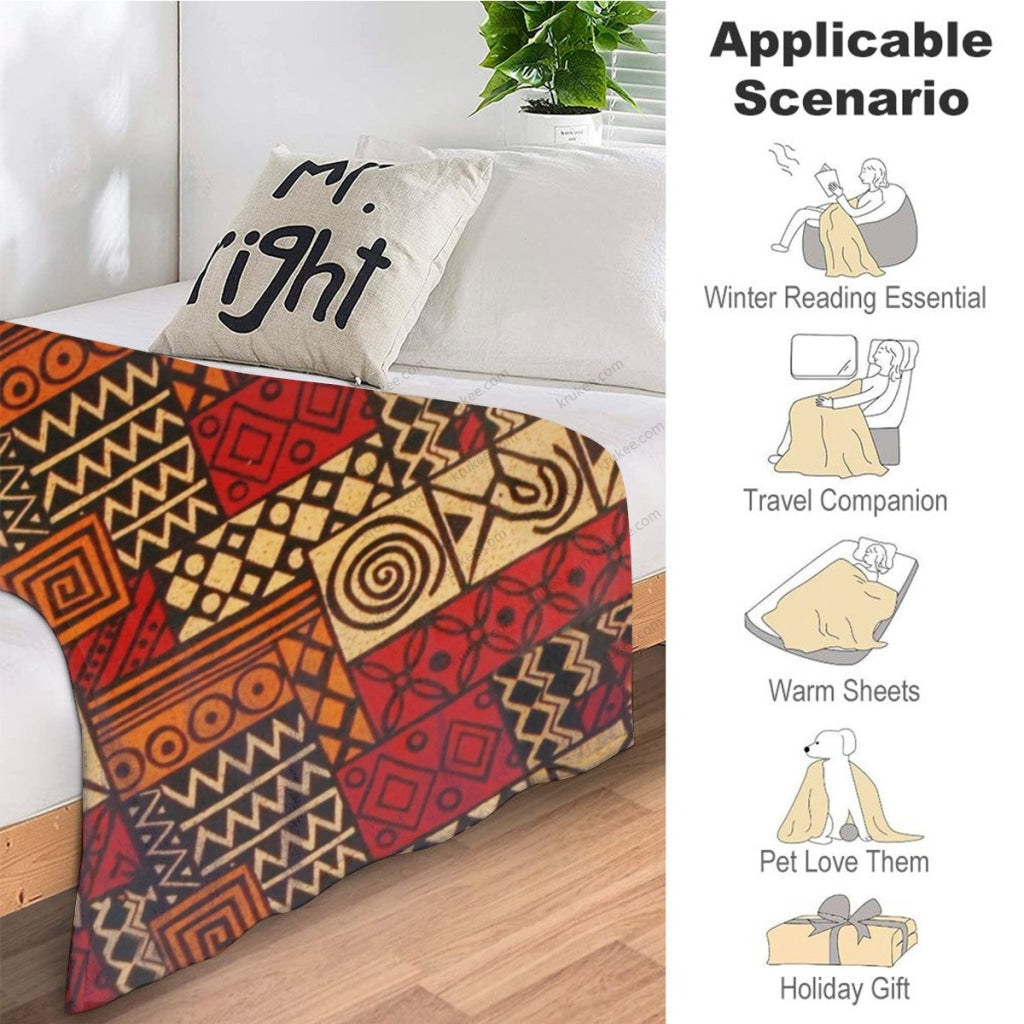 African Artwork Apron - Culture 6Fleece Blanket