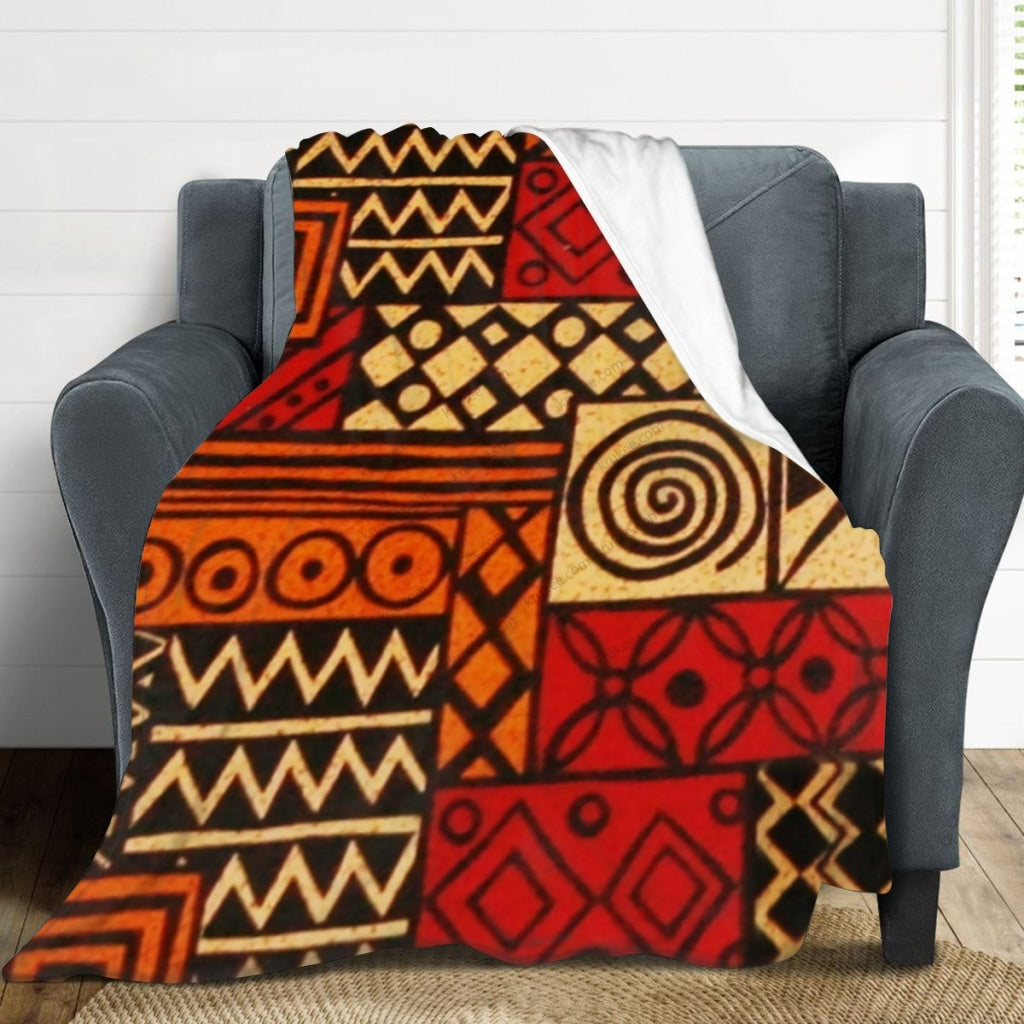 African Artwork Apron - Culture 7 Fleece Blanket