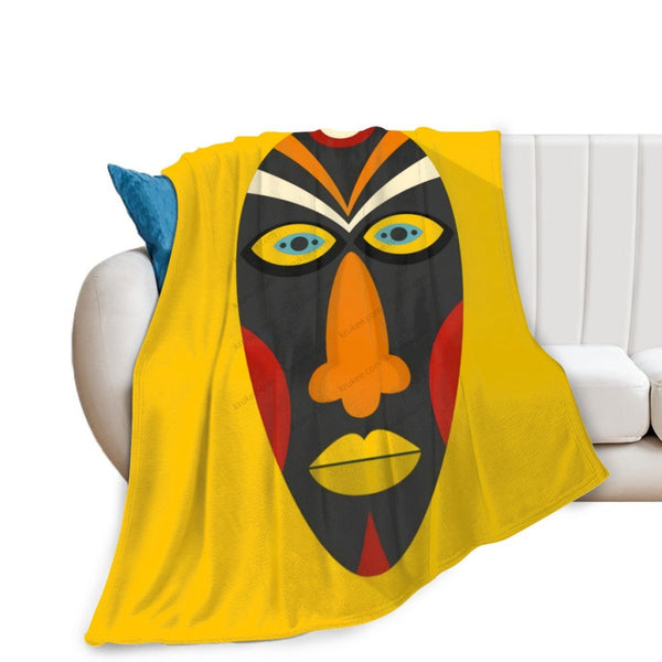 African Artwork Apron - Culture 8Fleece Blanket White / 40X50 Inch