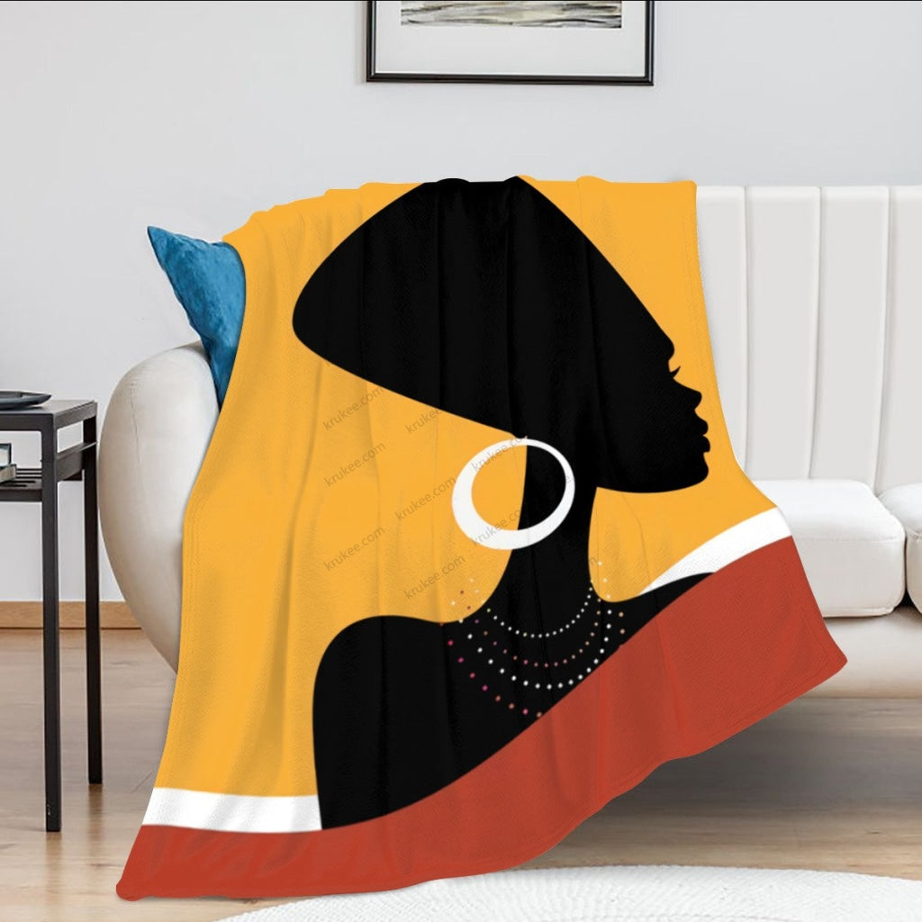 African Artwork Apron - Egyptfleece Blanket